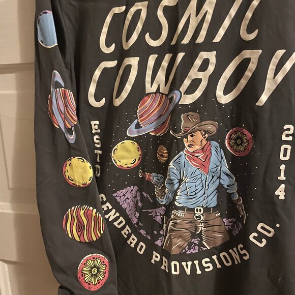 Sendero Provisions Cosmic Cowboy long sleeve tee (S) - Picture 4 of 5